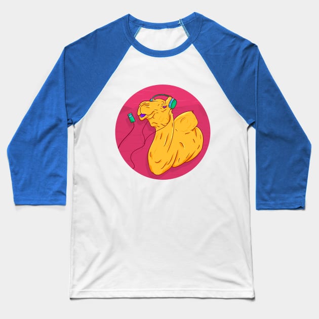 CamelPod Baseball T-Shirt by artub